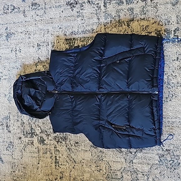 American Eagle Outfitters Other - American Eagle Black Puffer Men's Lg, Hooded Full Zip Vest, preowned
